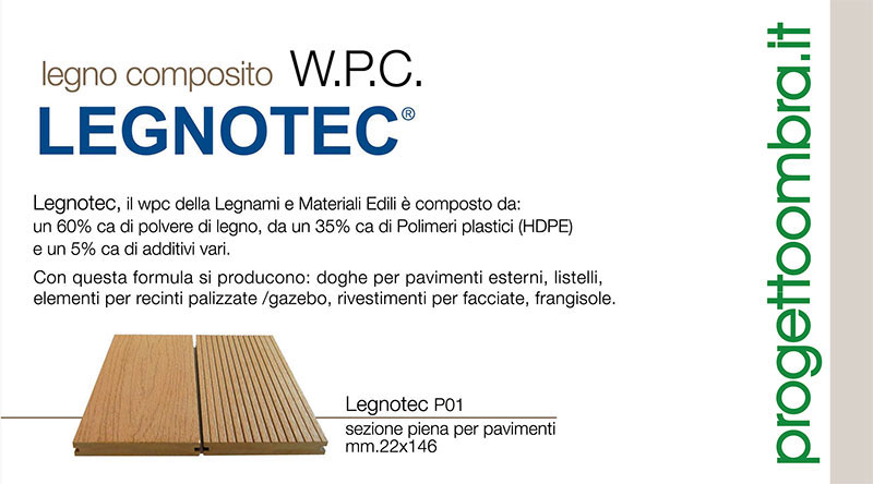 Pedane legno in legnotec, legno composito e legno naturale